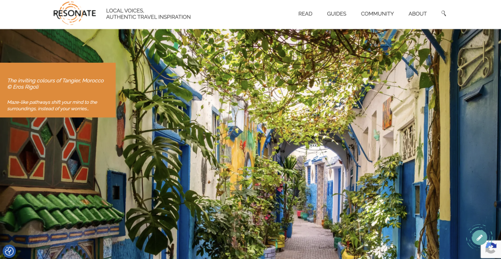 Resonate Travel Story Platform screenshot 1