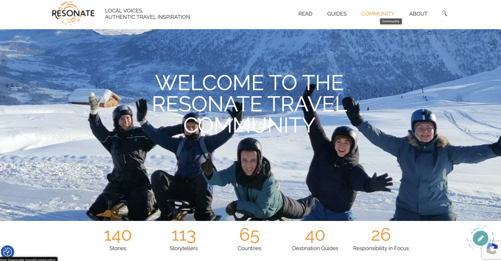 Resonate Travel Story Platform screenshot 2