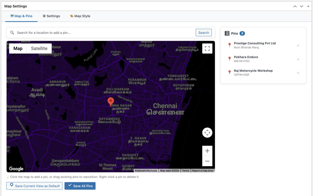 Smjrifle Interactive Maps with Google Maps and Leaflet screenshot 1