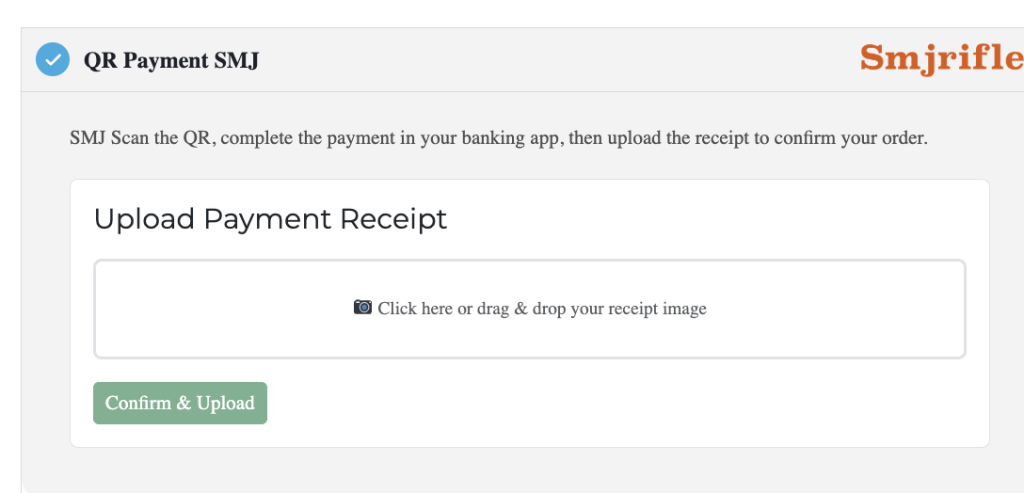 Smjrifle Fonepay QR Payments (WooCommerce) screenshot 1