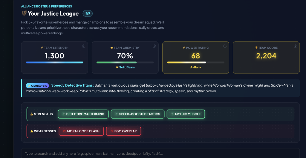 Comicpanna: AI-Powered Comic & Manga Tracking & RPG Discovery Hub screenshot 1